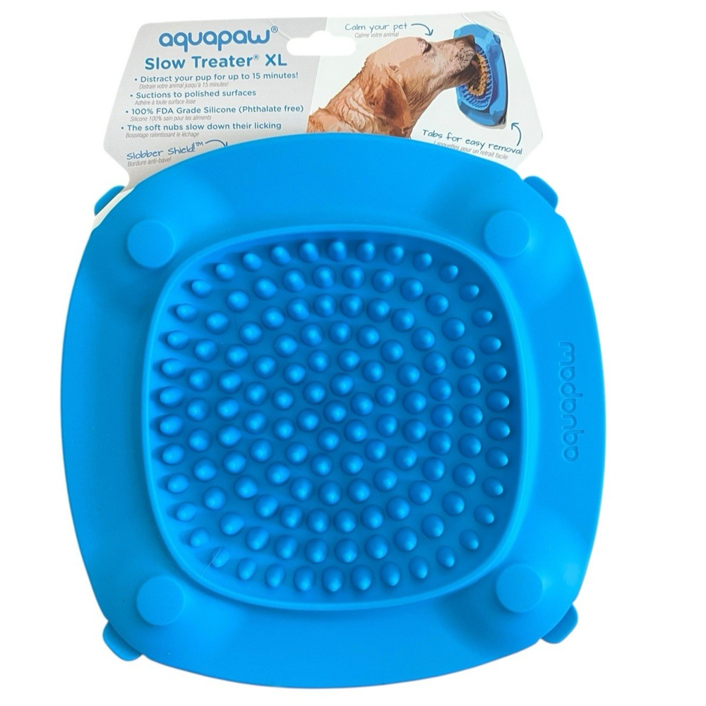 Aquapaw Slow Treater XL Silicone, Suction to Wall- Makes Bath Time Fun Brand NEW